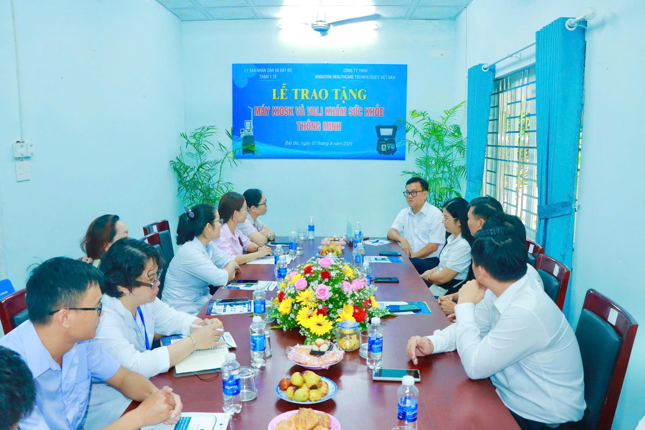 Medi-Kiosk và Medi-Case xã Đất Đỏ - lễ trao tặng trạm khám sức khỏe thông minh