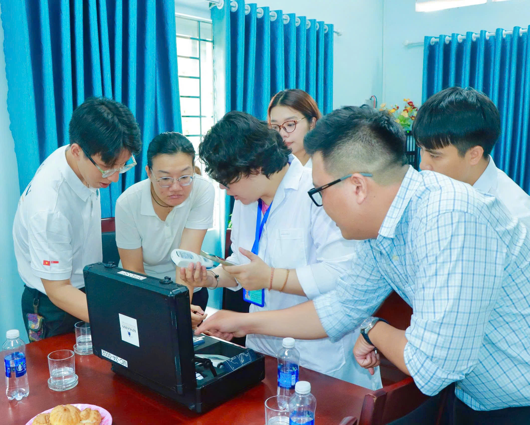 Đội ngũ y tế trải nghiệm Medi-Case tại xã Đất Đỏ