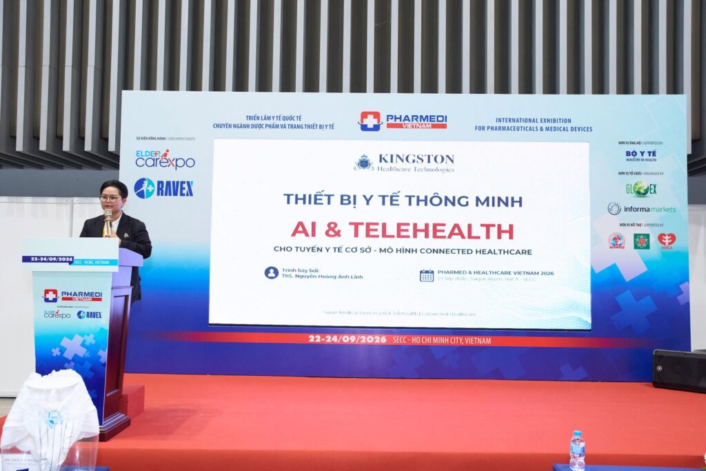 AI và Telehealth cho tuyến y tế cơ sở - Kingston tại Pharmed & Healthcare Vietnam 2026